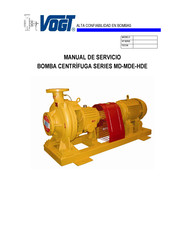 Vogt MDE Serie Manual De Servicio