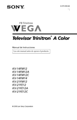 Sony KV-21FM12 Manual De Instrucciones