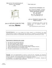 Hergom Stowe Manual De Instrucciones