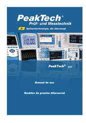 PeakTech 5150 Manual De Uso