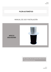 Motorline professional MPIE10/400 Manual De Uso Y Instalación