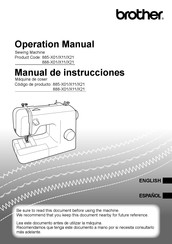 Brother 885-X01/X11/X21 Manual De Instrucciones