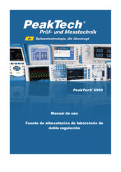 PeakTech 6060 Manual De Uso