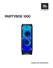 JBL PARTYBOX 1000 Manual Del Propietário