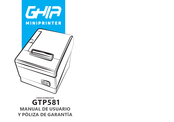 Ghia GTP581 Manual De Usuario