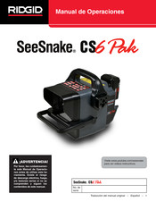 RIDGID SeeSnake CS6 Manual De Operaciones