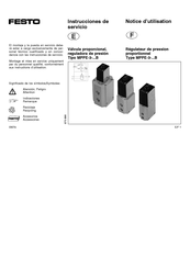 Festo MPPE-3-B Serie Instrucciones De Servicio