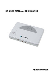 Blaupunkt SA 2500 Manual De Usuario