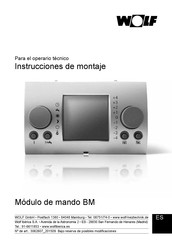 Wolf BM Instrucciones De Montaje