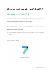 Oppo ColorOS 7 Manual De Usuario
