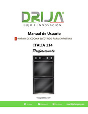 DRIJA ITALIA 94 Professionale Manual De Usuario