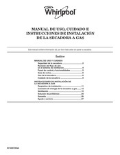 Whirlpool 7MWGD9015 Manual De Uso, Cuidado E Instrucciones De Instalación