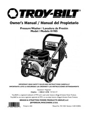 Troy-Bilt 01905 Manual Del Propietário