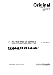 Pottinger NOVACAT 8600 Collector Instrucciones De Servicio