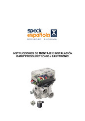 Speck BADU PRESSURETRONIC Instrucciones De Montaje E Instalación