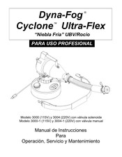 Dyna-fog Cyclone Ultra-Flex 3004 Manual De Instrucciones