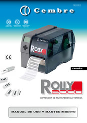 Cembre ROLLY TRI 2000 Manual De Uso Y Mantenimiento