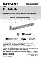 Sharp HT-SB32D Manual De Funcionamiento