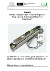 Habasit Cleandrive PQ-603 Manual De Uso Y Mantenimiento