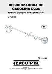 Anova D226 Manual De Uso Y Mantenimiento