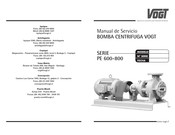 Vogt PE 600 Serie Manual De Servicio