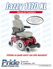 Pride Mobility Jazzy 1170 XL Manual De Propietario