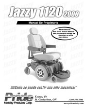 Pride Mobility Jazzy 1120 2000 Manual De Propietario