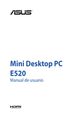 Asus E520 Manual De Usuario