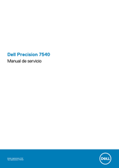 Dell Precision 7540 Manual De Servicio