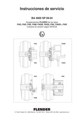 FLENDER FLUDEX FADS Serie Instrucciones De Servicio