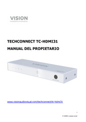 Vision TECHCONNECT TC-HDMI31 Manual Del Propietário