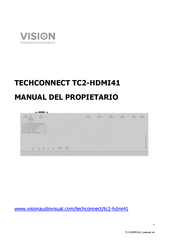 Vision TECHCONNECT TC2-HDMI41 Manual Del Propietário