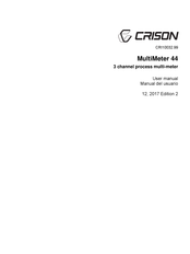 Crison MultiMeter 44 Manual Del Usuario