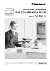 Panasonic KX-TD612 Guia De Instalacion