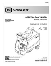 Nobles SPEEDGLEAM RIDER Manual Del Operario