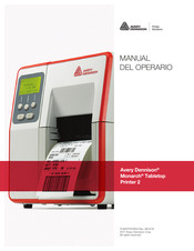 Avery Dennison Monarch Tabletop Printer 2 Manual Del Operario