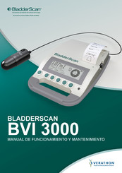 Verathon BLADDERSCAN BVI 3000 Manual De Funcionamiento