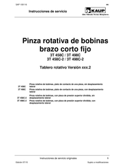 KAUP 3T 458C-2 Instrucciones De Servicio