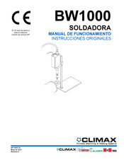 Climax BW1000 Manual De Funcionamiento