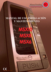 Manea Vending MSX6 Manual De Uso, Instalación Y Mantenimiento