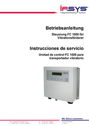 ifsys FC 1000 Instrucciones De Servicio