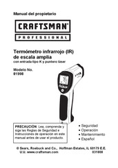 Craftsman professional 81998 Manual Del Propietário