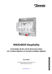 Zennio MAXinBOX Hospitality Manual De Usuario