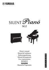 Yamaha SILENT Piano SG2 Manual Del Propietário