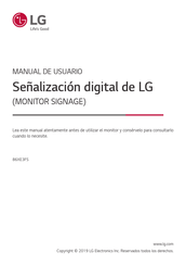 LG 86XE3FS Manual De Usuario