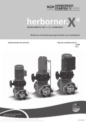 HERBORNER pumpentechnik X065-300B Instrucciones De Servicio