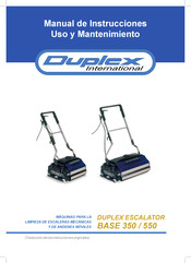 Duplex ESCALATOR BASE 550 Manual De Instrucciones