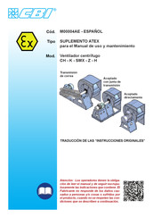 CBI SUPLEMENTO ATEX H Manual De Uso