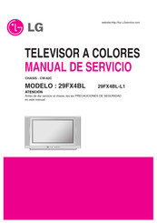 LG 29FX4BL Manual De Servicio