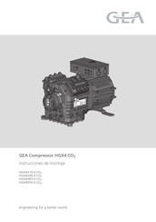 GEA HGX4/310-4 CO2 Instrucciones De Montaje